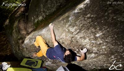 Climber in "Old and bold"